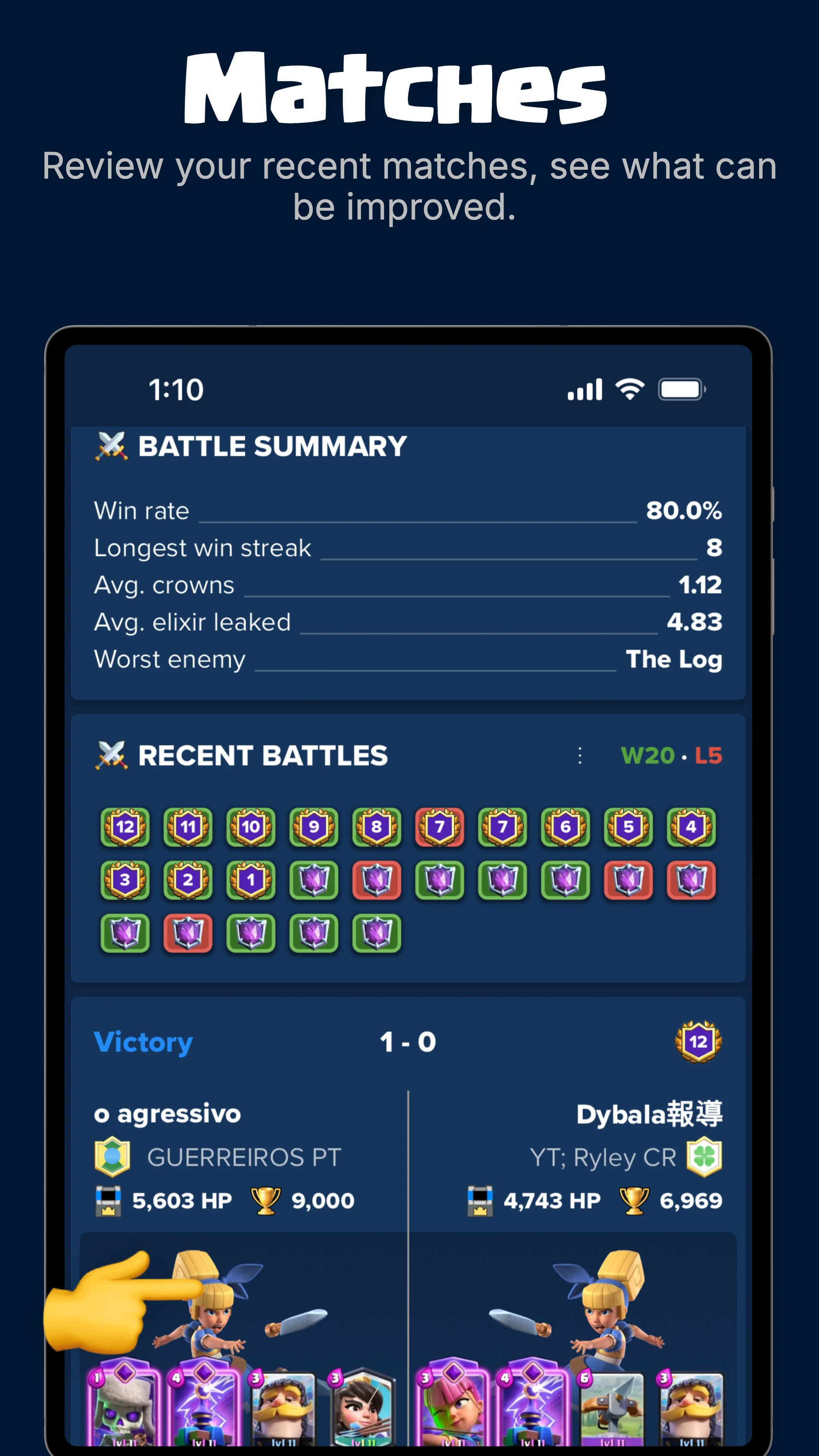 Stats Royale for Clash Royale screenshot