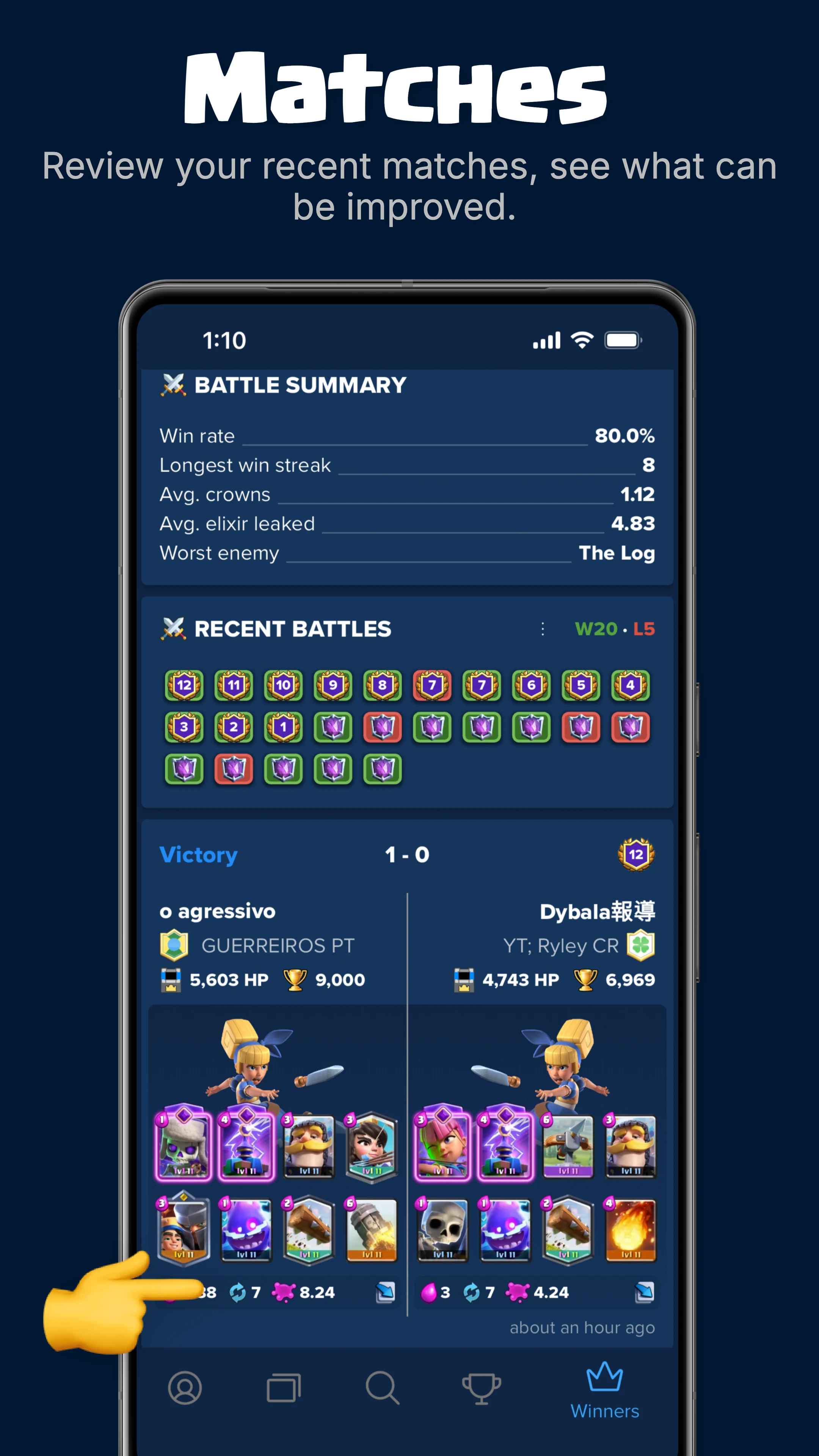 Stats Royale for Clash Royale screenshot